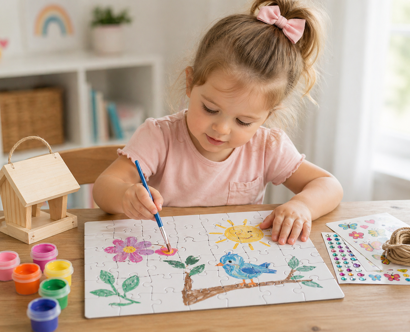Color Your Own Cardboard Puzzle - 8x10