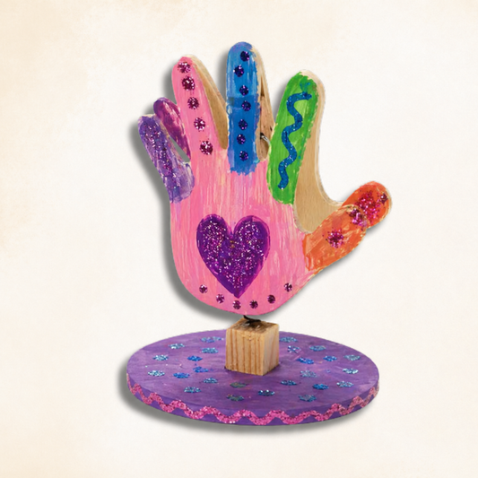 DIY Hand Photo Holder Kit – Paint Your Own Wooden Craft