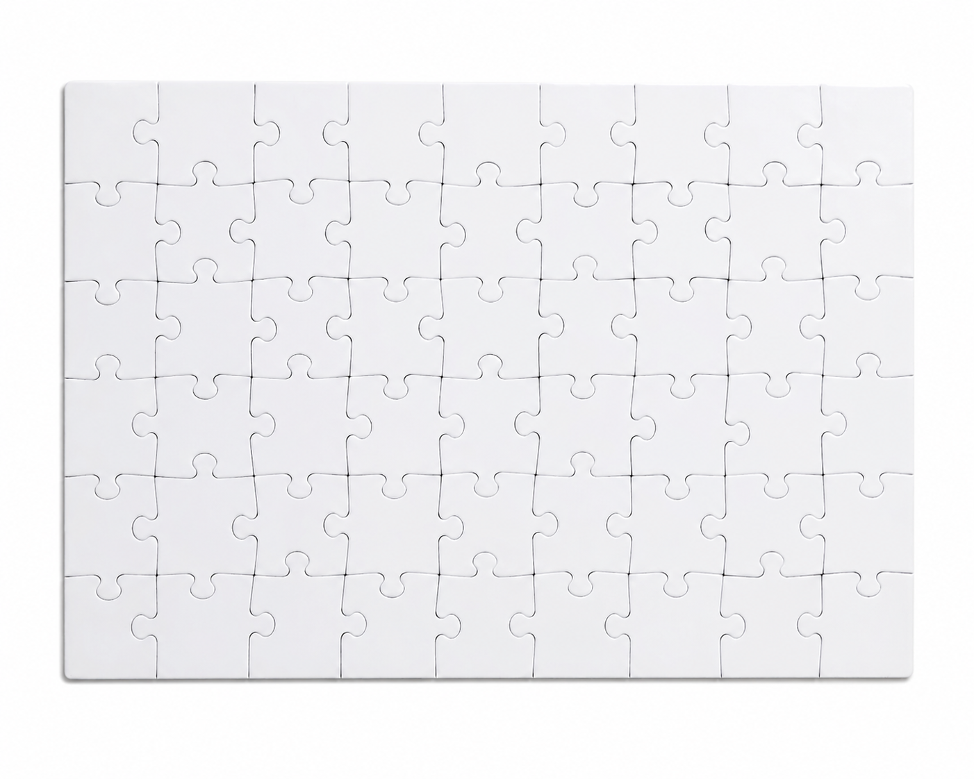 Color Your Own Cardboard Puzzle - 8x10