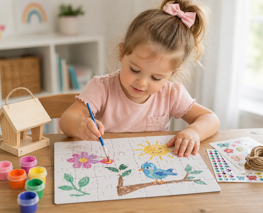 Color Your Own Cardboard Puzzle - 8x10