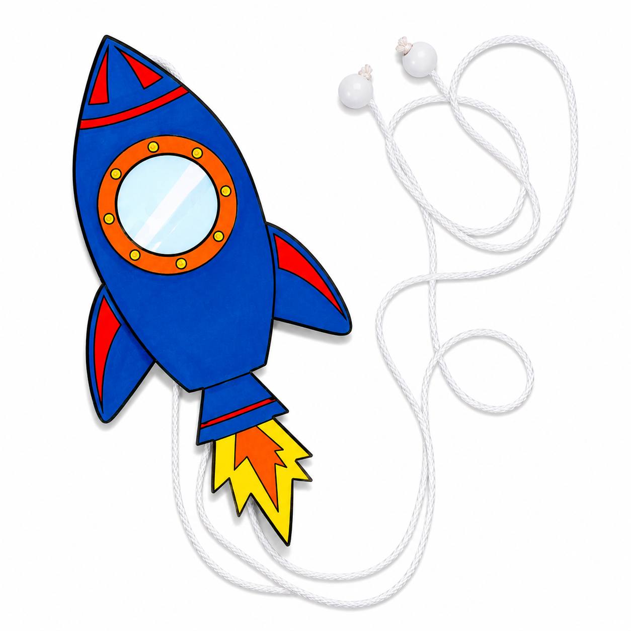 Rocket Pulley Craft (STEAM) Activity for Kids Ages 4+