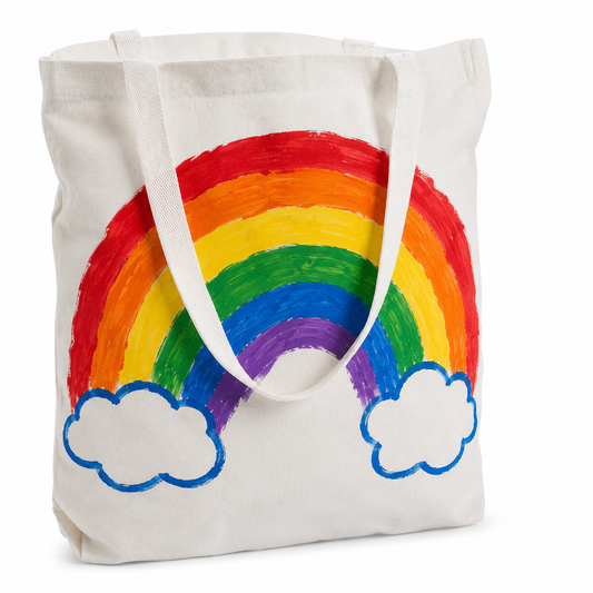 Color Your Own Canvas Tote Bag