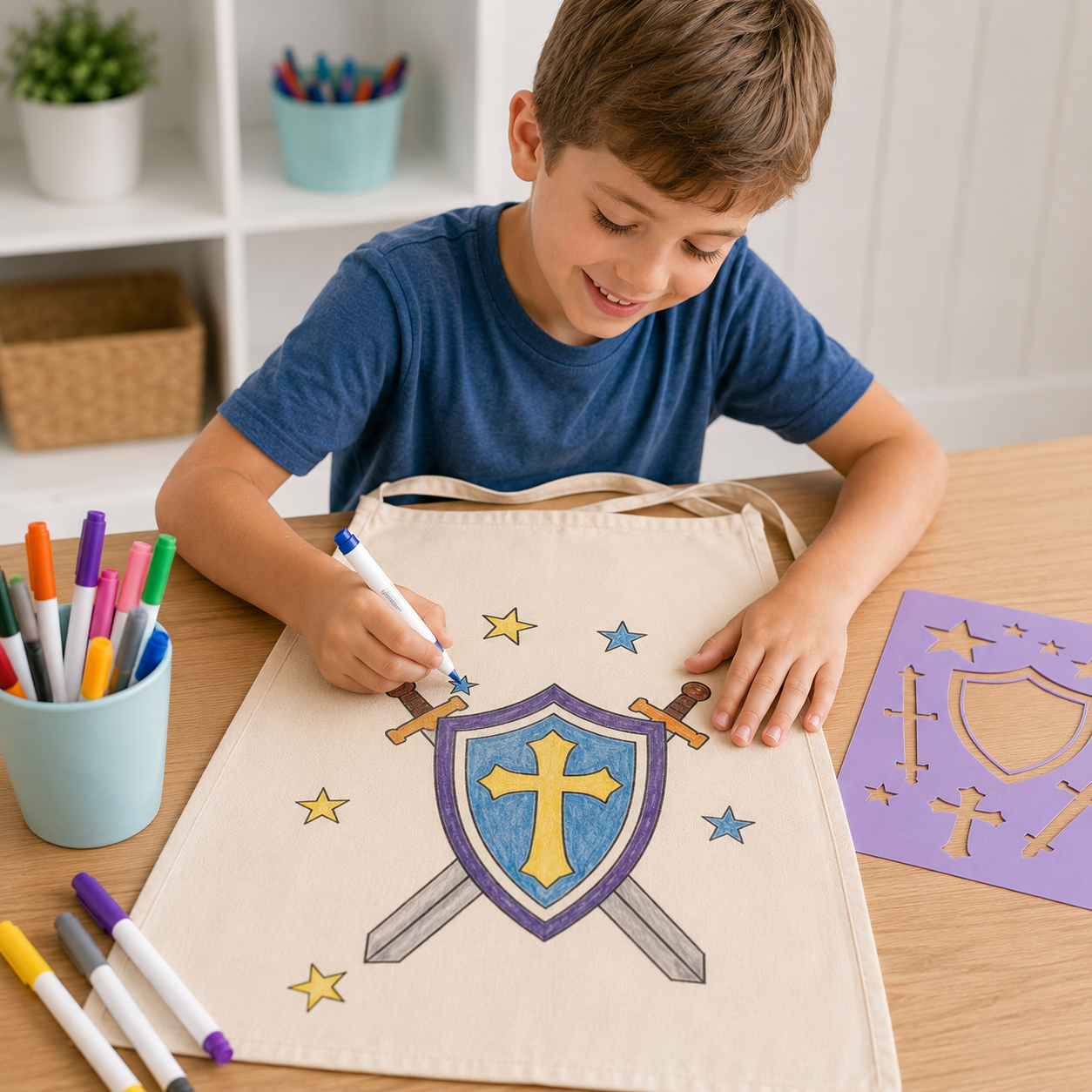 Create Your Own Superhero Cape w/ Fabric Markers