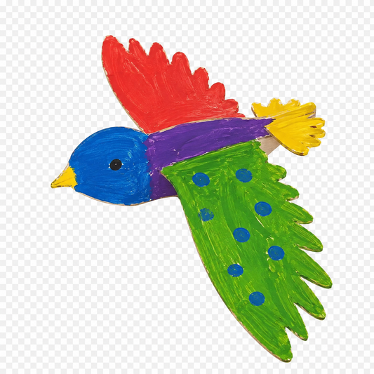 Unfinished Wooden Bird Glider